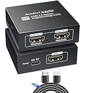 Amazon | avedio links 4K HDMI分配器1入力2出力 2画面同時出力